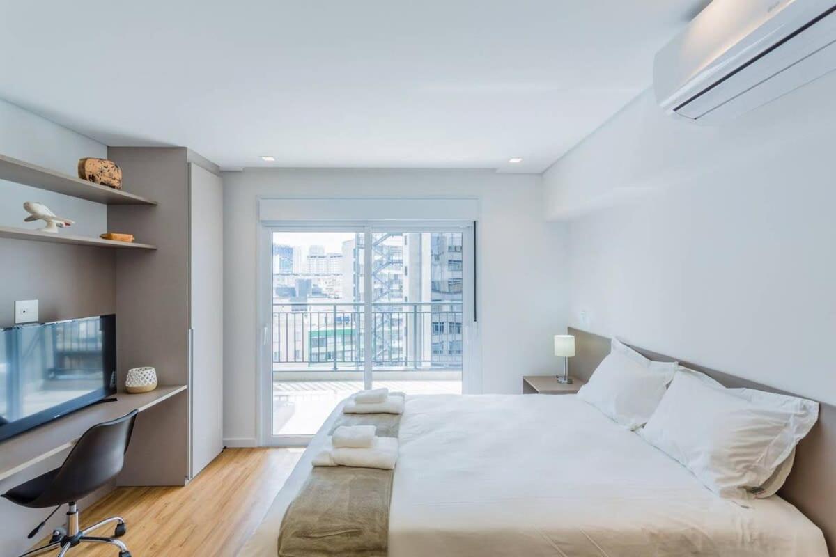 Апартаменты Bhomy Bela Vista Moderno E Pratico Apm1207 Сан-Пауло Экстерьер фото